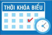 Thời khóa biểu tuần 09 năm học 2022-2023