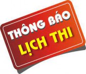 Lịch thi lần 2 học kỳ II năm học 2022 - 2023