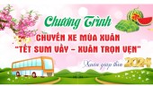 Trường Cao đẳng Nông nghiệp Thanh Hóa tổ chức chương trình “ Chuyến xe mùa xuân  Giáp Thìn 2024”  “Tết sum vầy – Xuân trọn vẹn” cho học sinh, sinh viên.