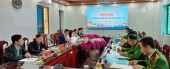 GIAO BAN CÔNG TÁC AN NINH, TRẬT TỰ GIỮA TRƯỜNG CAO ĐẲNG NÔNG NGHIỆP THANH HÓA VÀ CÔNG AN XÃ TRIỆU SƠN