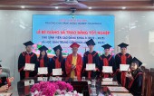 LỄ BẾ GIẢNG VÀ TRAO BẰNG TỐT NGHIỆP CHO SINH VIÊN CAO ĐẲNG K8 VÀ HỌC SINH TRUNG CẤP K63