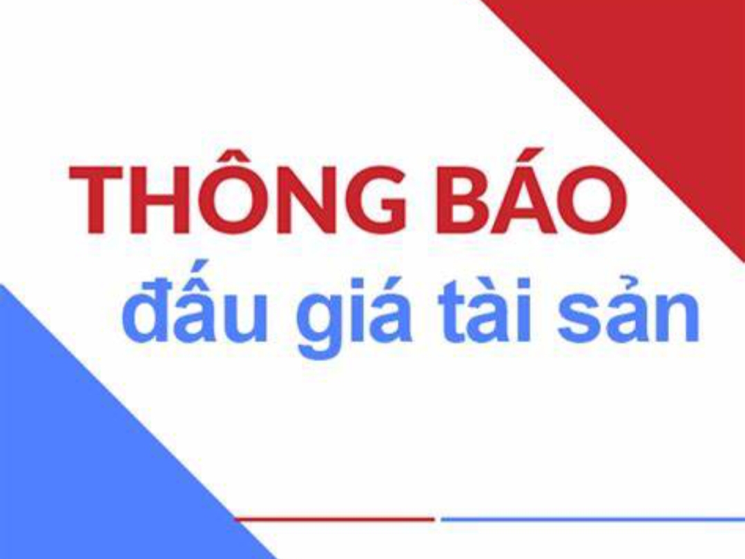 Thông báo đấu giá tài sản xe ô tô